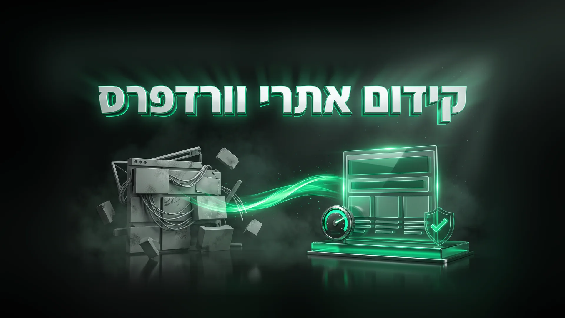 קידום אתרי וורדפרס: אתר עמוס הופך לעמוד נקי ומהיר